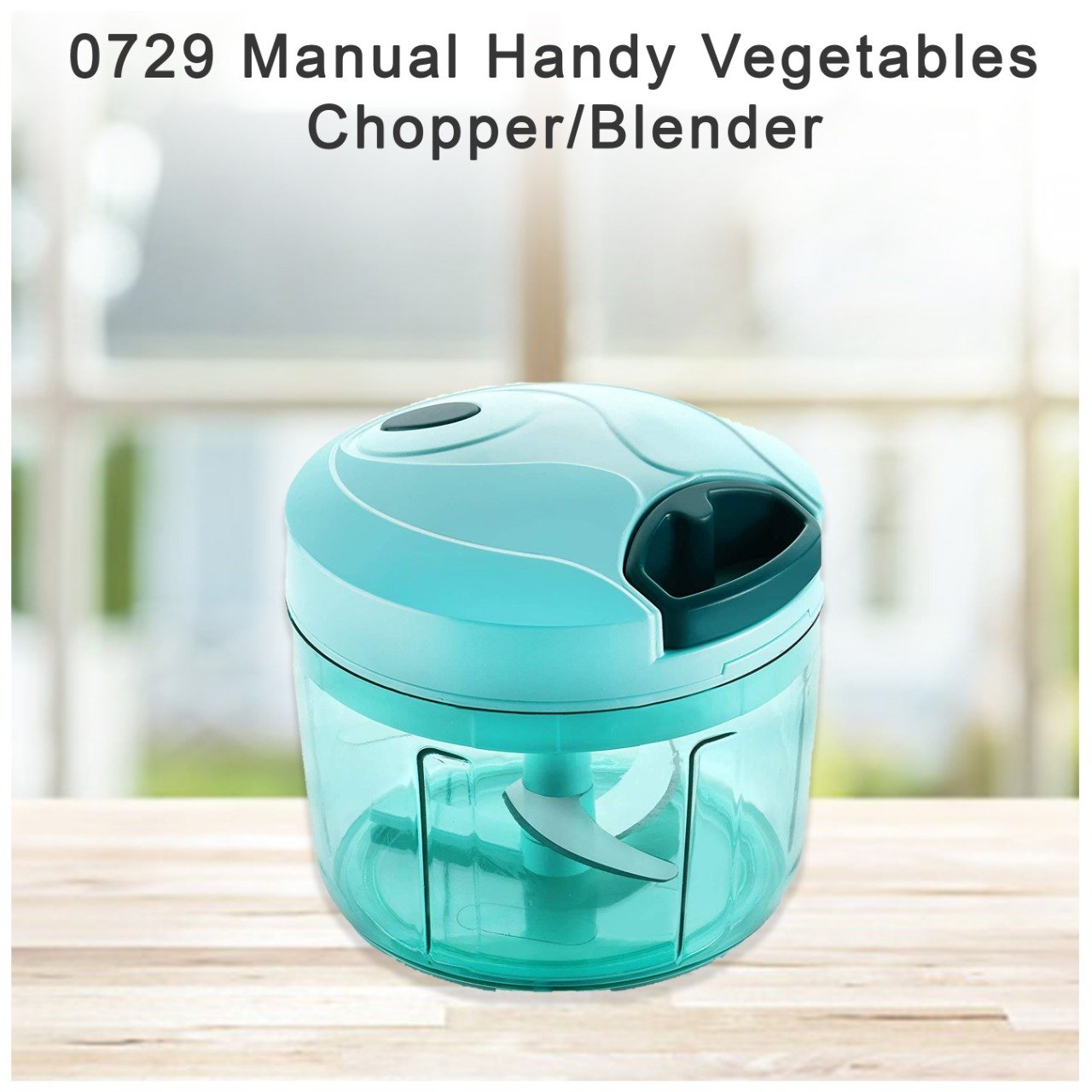 0729 Manual Handy Vegetables Chopper/Blender- 725 ml - SkyShopy 0729 Manual Handy Vegetables Chopper/Blender- 725 ml - SkyShopy